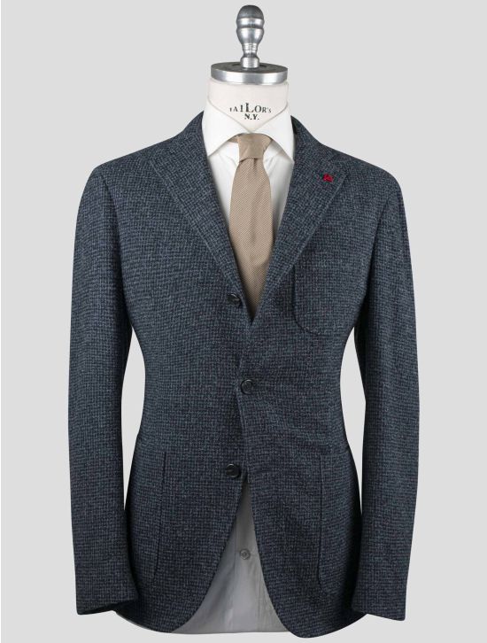 Isaia Isaia Blue Wool Mohair Cashmere Blazer Blue 000