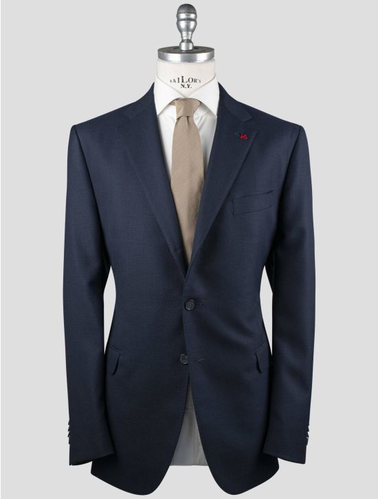 Isaia Isaia Blue Wool Blazer Blue 000