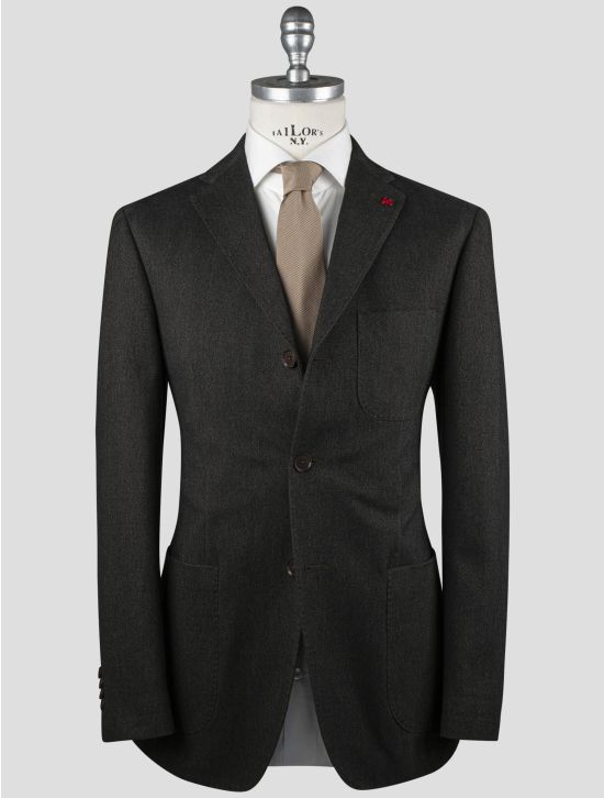 Isaia Isaia Brown Cotton Blazer Brown 000