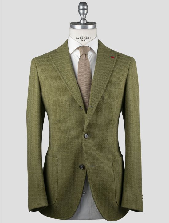 Isaia Isaia Green Wool Blazer Green 000