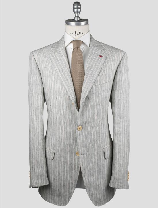 Isaia Isaia Multicolor Linen Blazer Multicolor 000