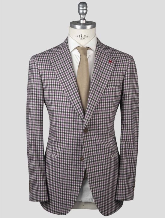 Isaia Isaia Multicolor Virgin Wool Blazer Multicolor 000