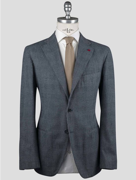 Isaia Isaia Blue Cotton Blazer Blue 000