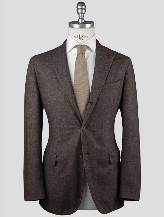 Isaia Isaia Blue Cashmere Pa Blazer Brown 000