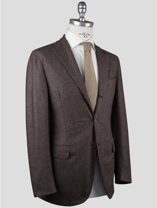 Isaia Isaia Blue Cashmere Pa Blazer Brown 001