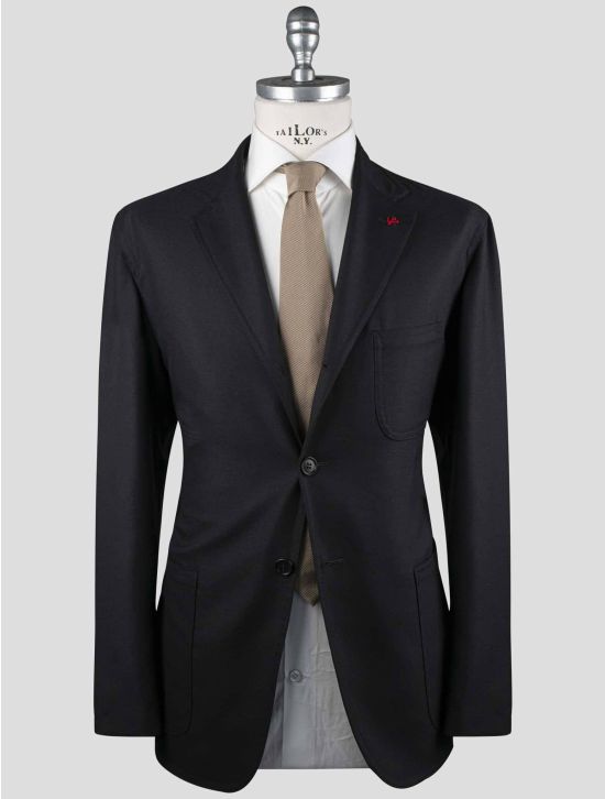 Isaia Isaia Black Wool Blazer Black 000