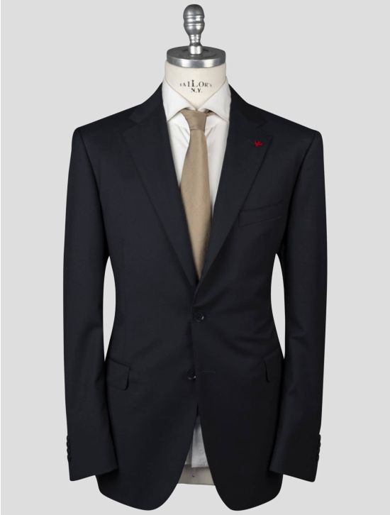 Isaia Isaia Blue Wool Blazer Blue 000