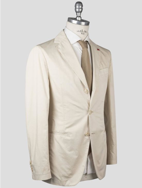 Isaia Isaia Beige Cotton Blazer Beige 001