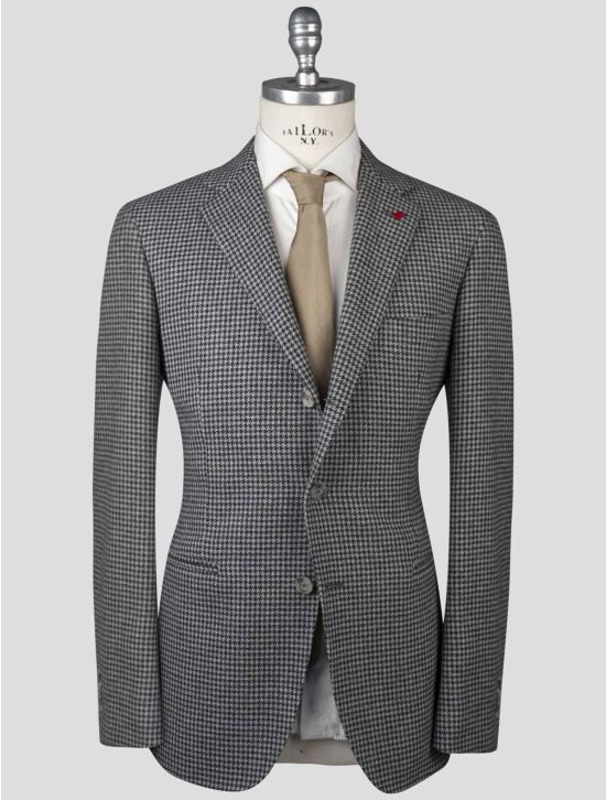 Isaia Isaia Gray Wool Cashmere Blazer Gray 000