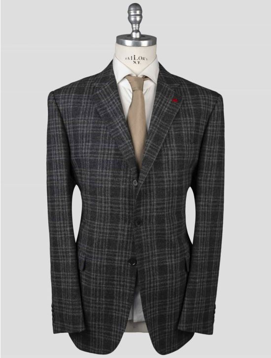 Isaia Isaia Gray Wool Cashmere Blazer Gray 000