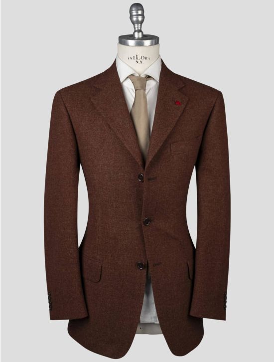 Isaia Isaia Brown Wool Blazer Brown 000