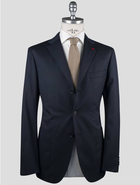 Isaia Isaia Blue Wool 120's Blazer Blue 000