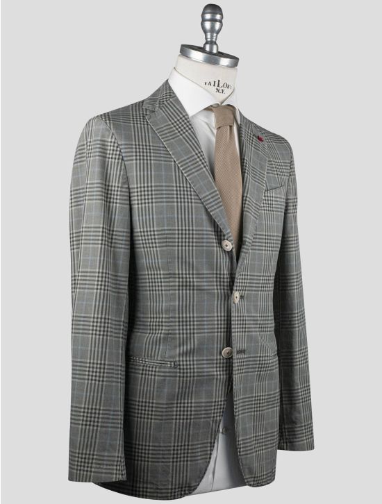 Isaia Isaia Multicolor Wool Blazer Multicolor 001