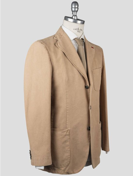 Isaia Isaia Beige Cotton Blazer Beige 001