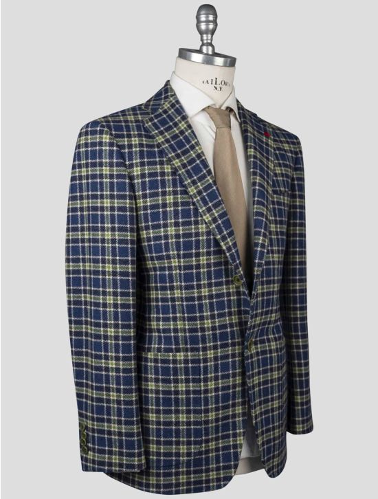 Isaia Isaia Multicolor Virgin Wool Blazer Multicolor 001