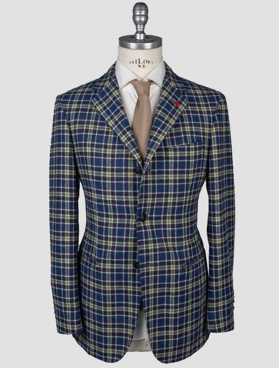 Isaia Isaia Multicolor Virgin Wool Blazer Multicolor 000