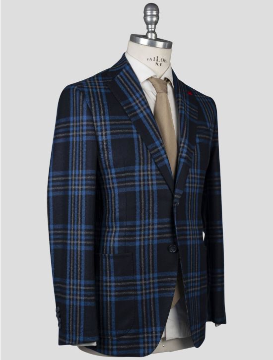 Isaia Isaia Multicolor Wool Blazer Multicolor 001