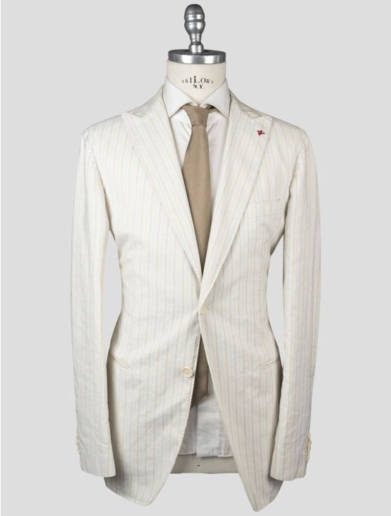 Isaia Isaia Multicolor Linen Cotton Blazer Multicolor 000