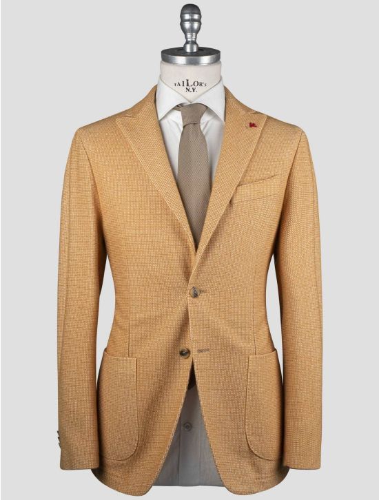 Isaia Isaia Orange Cotton Wool Pa Blazer Orange 000