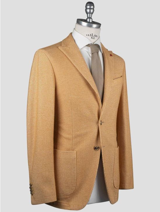 Isaia Isaia Orange Cotton Wool Pa Blazer Orange 001