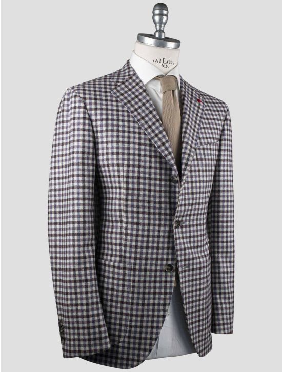 Isaia Isaia Multicolor Virgin Wool Blazer Multicolor 001