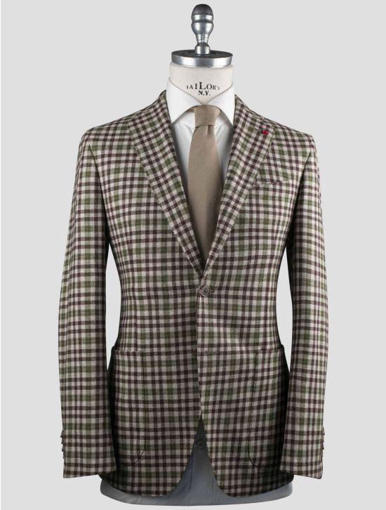 Isaia Isaia Multicolor Virgin Wool Blazer Multicolor 000