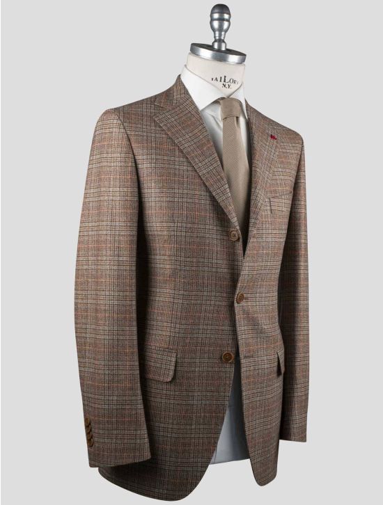 Isaia Isaia Multicolor Wool Cashmere Blazer Multicolor 001