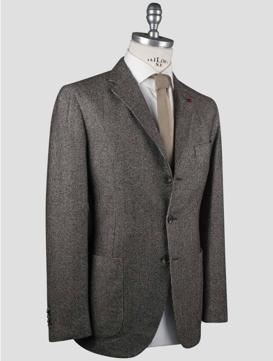 Isaia Isaia Gray Virgin Wool Blazer Gray 001