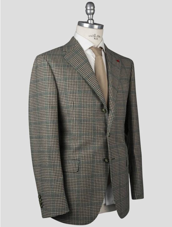 Isaia Isaia Multicolor Cashmere Wool Blazer Multicolor 001