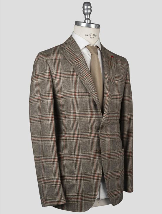 Isaia Isaia Multicolor Wool 120'S Blazer Multicolor 001