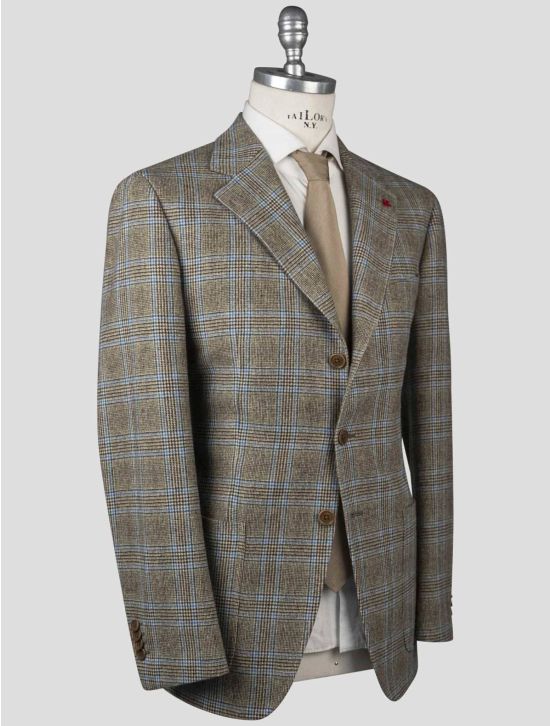 Isaia Isaia Multicolor Wool Cashmere Blazer Multicolor 001