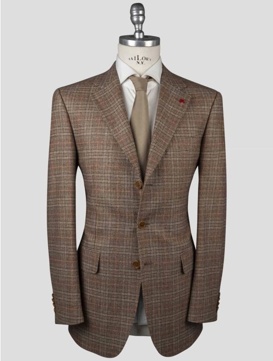 Isaia Isaia Multicolor Wool Cashmere Blazer Multicolor 000