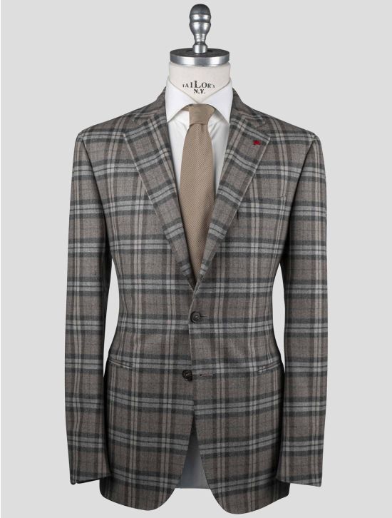 Isaia Isaia Multicolor Wool Ea Blazer Multicolor 000