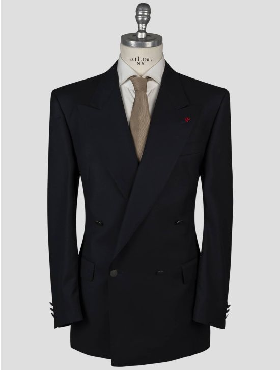 Isaia Isaia Blue Wool Blazer Blue 000