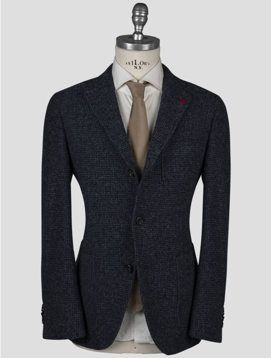 Isaia Isaia Blue Wool Mohair Cashmere Blazer Blue 000