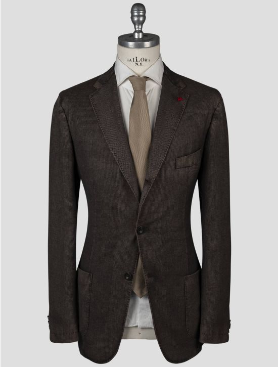 Isaia Isaia Brown Virgin Wool Blazer Brown 000