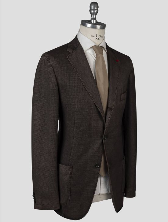 Isaia Isaia Brown Virgin Wool Blazer Brown 001