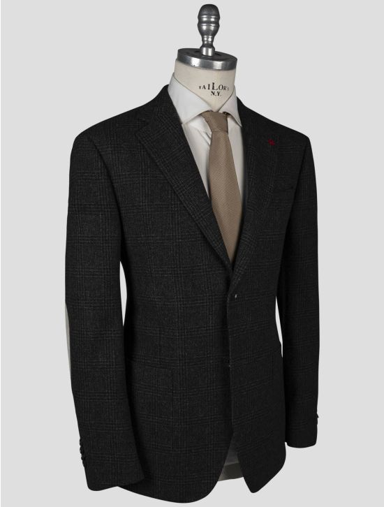 Isaia Isaia Gray Virgin Wool Blazer Gray 001