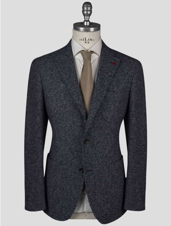 Isaia Isaia Blue Wool Blazer Blue 000