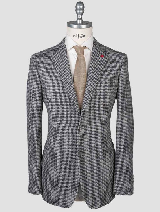 Isaia Isaia Gray Wool Cashmere Blazer Gray 000