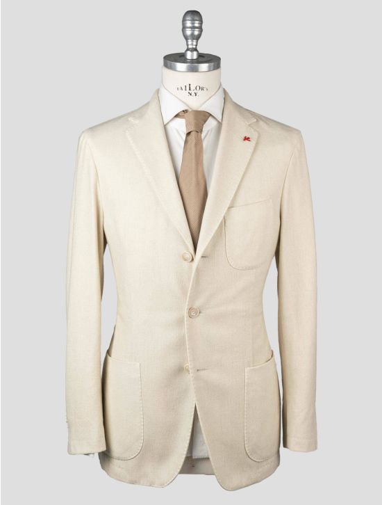 Isaia Isaia Beige Wool Pa Blazer Beige 000