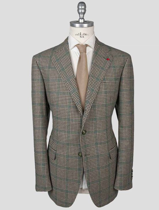 Isaia Isaia Multicolor Wool Cashmere Blazer multicolor 000