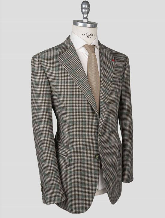 Isaia Isaia Multicolor Wool Cashmere Blazer multicolor 001