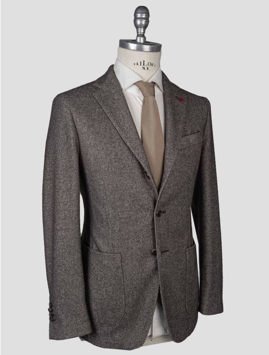 Isaia Isaia Gray Wool Pa Blazer Gray 001