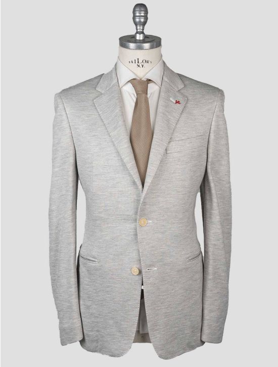 Isaia Isaia Gray Cotton Viscose Blazer Gray 000