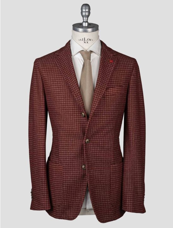 Isaia Isaia Red Wool Pa Blazer Red 000