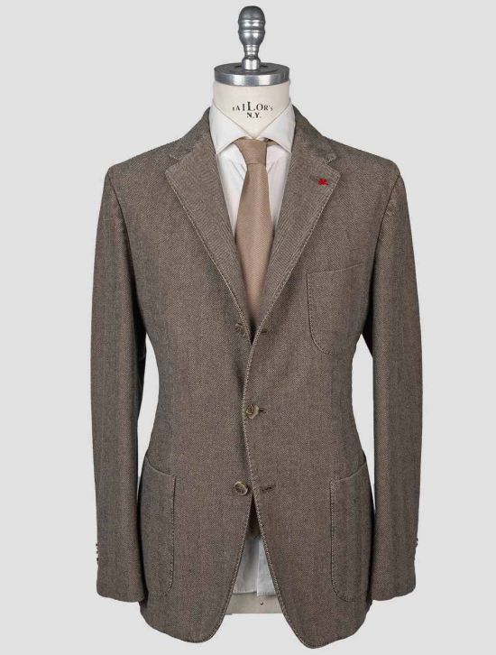 Isaia Isaia Gray Cotton Blazer Gray 000