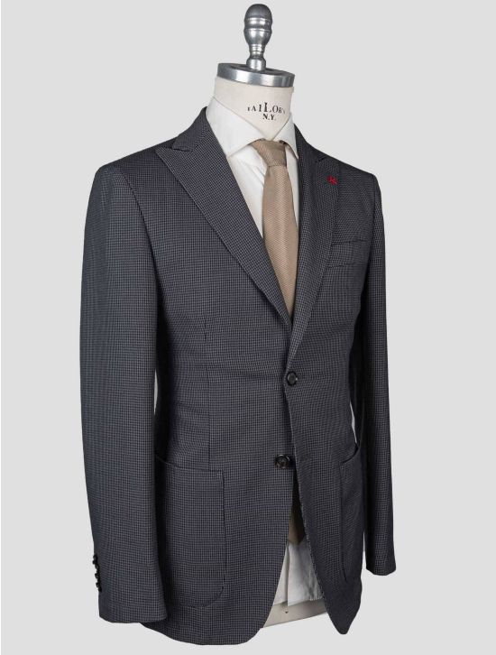 Isaia Isaia Gray Virgin Wool Blazer Gray 001