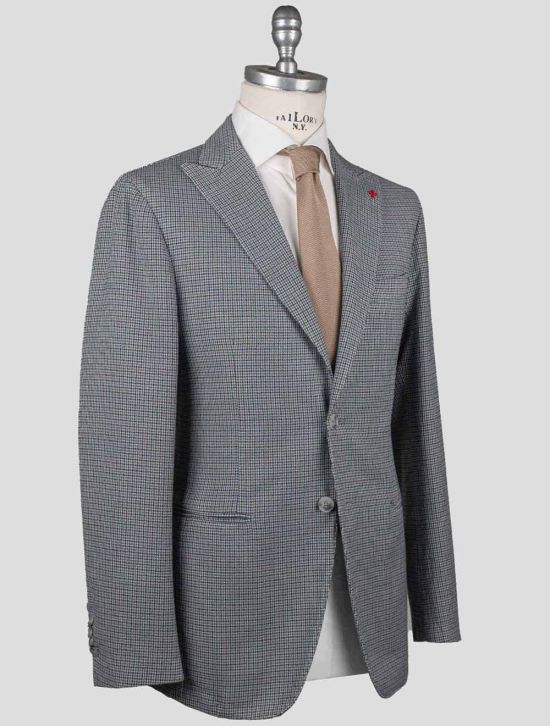 Isaia Isaia Multicolor Cotton Linen  Blazer multicolor 001