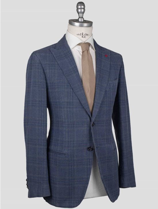 Isaia Isaia Multicolor Cotton Linen  Blazer multicolor 001